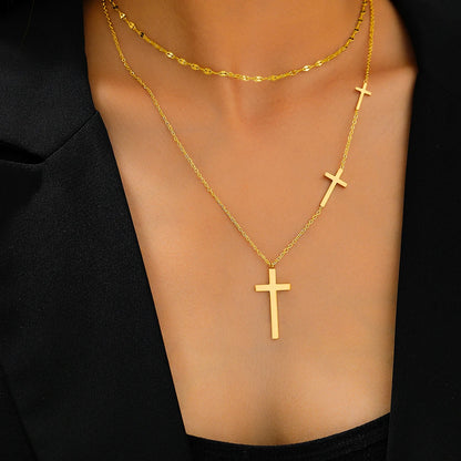 Cross Pendant Choker