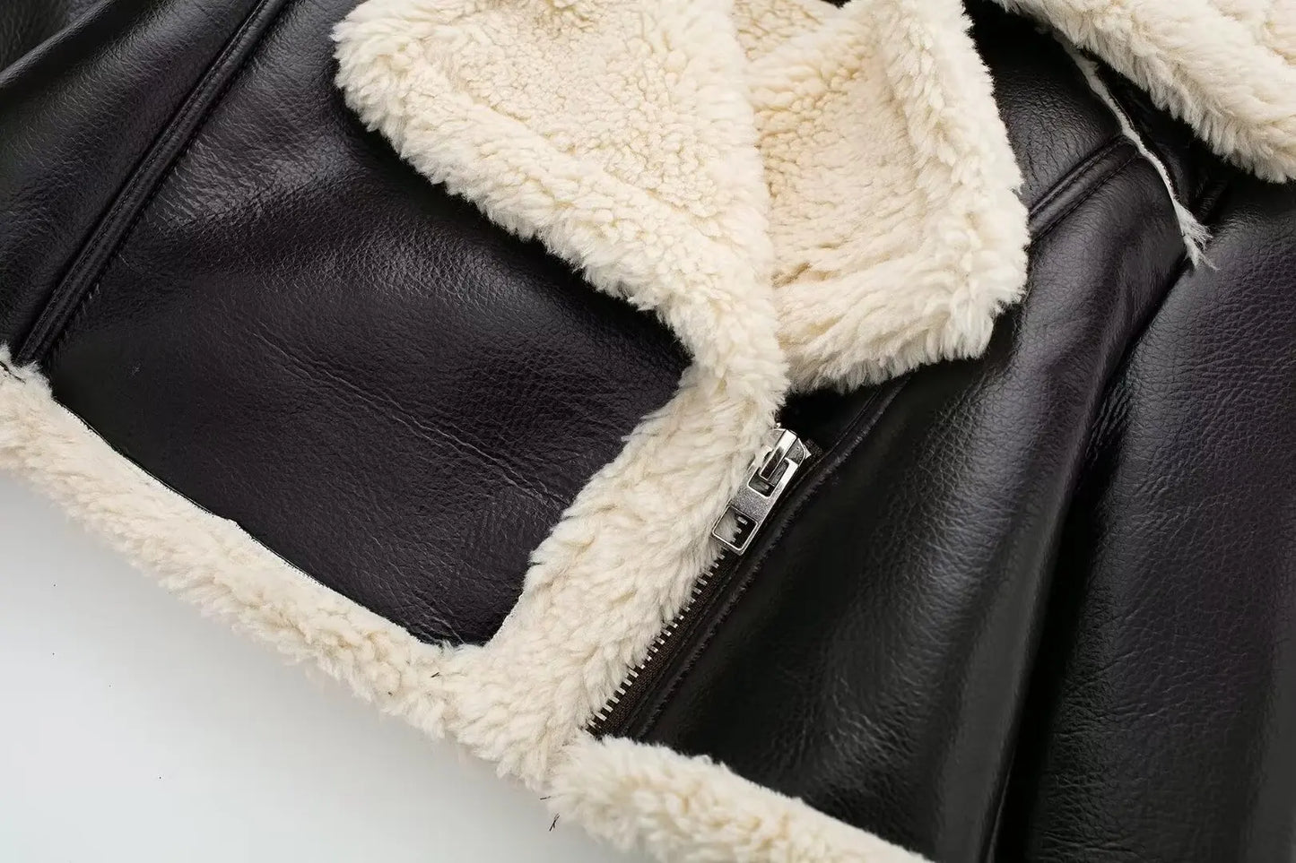 Winter Coat Zipper Short Jacket