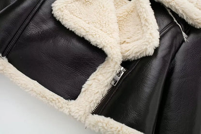 Winter Coat Zipper Short Jacket