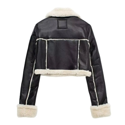 Winter Coat Zipper Short Jacket